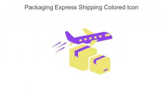 Packaging Express Shipping Colored Icon In Powerpoint Pptx Png And Editable Eps Format