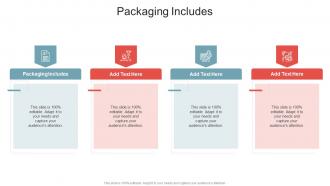Packaging Includes In Powerpoint And Google Slides Cpb