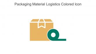 Packaging Material Logistics Colored Icon In Powerpoint Pptx Png And Editable Eps Format