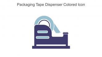 Packaging Tape Dispenser Colored Icon In Powerpoint Pptx Png And Editable Eps Format