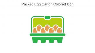 Packed Egg Carton Colored Icon In Powerpoint Pptx Png And Editable Eps Format