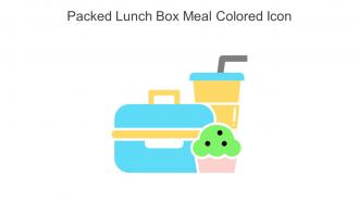 Packed Lunch Box Meal Colored Icon In Powerpoint Pptx Png And Editable Eps Format