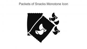 Packets Of Snacks Monotone Icon In Powerpoint Pptx Png And Editable Eps Format