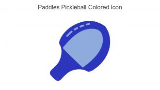 Paddles Pickleball Colored Icon In Powerpoint Pptx Png And Editable Eps Format
