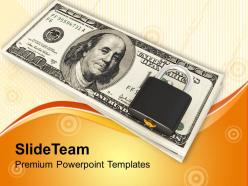 Padlock and dollar money protection future powerpoint templates ppt themes and graphics 0113