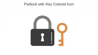 Padlock With Key Colored Icon In Powerpoint Pptx Png And Editable Eps Format