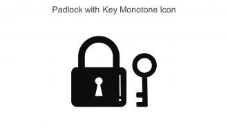 Padlock With Key Monotone Icon In Powerpoint Pptx Png And Editable Eps Format