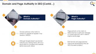 Page And Domain Authority In SEO Edu Ppt