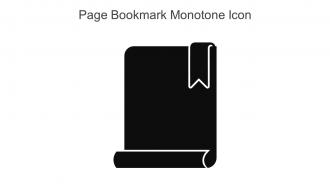 Page Bookmark Monotone Icon In Powerpoint Pptx Png And Editable Eps Format