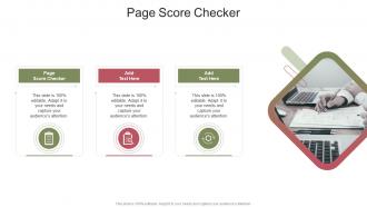 Page Score Checker In Powerpoint And Google Slides Cpb