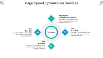 Page speed optimization services ppt powerpoint presentation layouts icons cpb