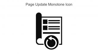Page Update Monotone Icon In Powerpoint Pptx Png And Editable Eps Format