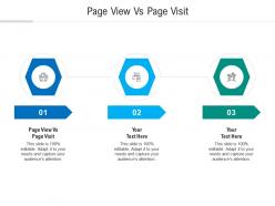 Page view vs page visit ppt powerpoint presentation infographics backgrounds cpb