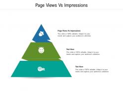 Page views vs impressions ppt powerpoint presentation layouts inspiration cpb