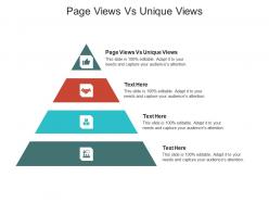 Page views vs unique views ppt powerpoint presentation ideas slides cpb