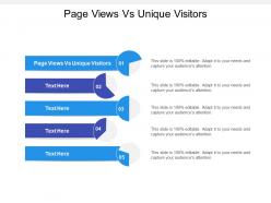 Page views vs unique visitors ppt powerpoint presentation layouts slide portrait cpb