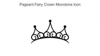 Pageant Fairy Crown Monotone Icon In Powerpoint Pptx Png And Editable Eps Format