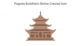 Pagoda Buddhism Shrine Colored Icon In Powerpoint Pptx Png And Editable Eps Format