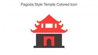Pagoda Style Temple Colored Icon In Powerpoint Pptx Png And Editable Eps Format