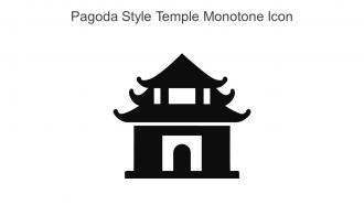 Pagoda Style Temple Monotone Icon In Powerpoint Pptx Png And Editable Eps Format