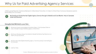 Paid Advertising Agency Proposal Powerpoint Presentation Slides