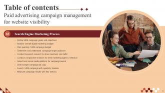 Paid Advertising Campaign Management For Website Visibility Complete Deck Adaptable Image