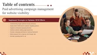 Paid Advertising Campaign Management For Website Visibility Complete Deck Customizable Images