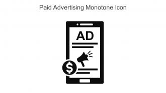 Paid Advertising Monotone Icon In Powerpoint Pptx Png And Editable Eps Format