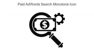 Paid Adwords Search Monotone Icon In Powerpoint Pptx Png And Editable Eps Format