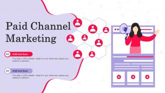 Paid Channel Marketing Ppt Powerpoint Presentation Inspiration