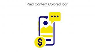 Paid Content Colored Icon In Powerpoint Pptx Png And Editable Eps Format