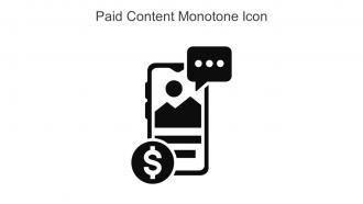 Paid Content Monotone Icon In Powerpoint Pptx Png And Editable Eps Format