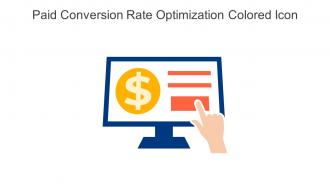Paid Conversion Rate Optimization Colored Icon In Powerpoint Pptx Png And Editable Eps Format