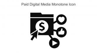 Paid Digital Media Monotone Icon In Powerpoint Pptx Png And Editable Eps Format
