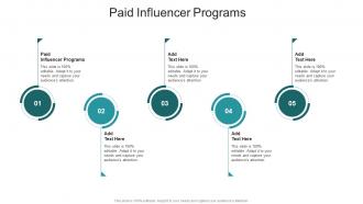 Paid Influencer Programs In Powerpoint And Google Slides Cpb