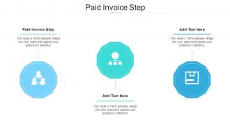 Paid Invoice Step Ppt Powerpoint Presentation Infographic Template Layout Ideas Cpb