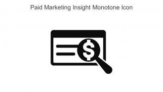 Paid Marketing Insight Monotone Icon In Powerpoint Pptx Png And Editable Eps Format