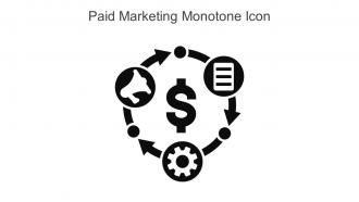 Paid Marketing Monotone Icon In Powerpoint Pptx Png And Editable Eps Format