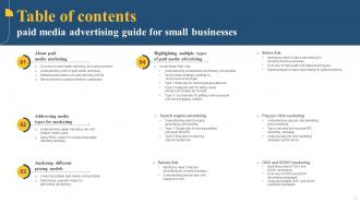 Paid Media Advertising Guide For Small Businesses Powerpoint Presentation Slides MKT CD V Engaging Designed