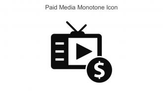 Paid Media Monotone Icon In Powerpoint Pptx Png And Editable Eps Format