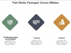 Paid media packaged goods affiliates ppt powerpoint presentation styles model cpb