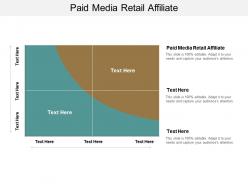Paid media retail affiliate ppt powerpoint presentation file design inspiration cpb