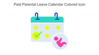 Paid Parental Leave Calendar Colored Icon In Powerpoint Pptx Png And Editable Eps Format