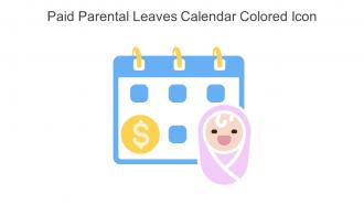 Paid Parental Leaves Calendar Colored Icon In Powerpoint Pptx Png And Editable Eps Format