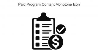 Paid Program Content Monotone Icon In Powerpoint Pptx Png And Editable Eps Format