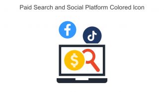 Paid Search And Social Platform Colored Icon In Powerpoint Pptx Png And Editable Eps Format