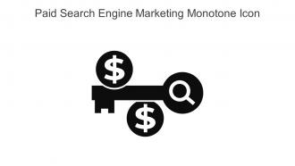 Paid Search Engine Marketing Monotone Icon In Powerpoint Pptx Png And Editable Eps Format