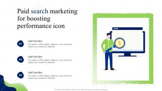 Paid Search Marketing For Boosting Performance Icon