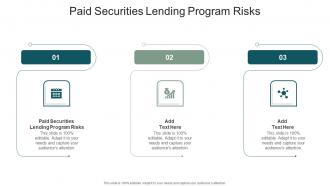 Paid Securities Lending Program Risks In Powerpoint And Google Slides Cpb