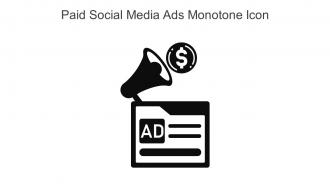 Paid Social Media Ads Monotone Icon In Powerpoint Pptx Png And Editable Eps Format